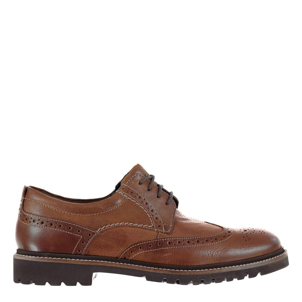 Rockport Marshel - Mens Dress Shoes - Brown - NZ (HZL-395721)